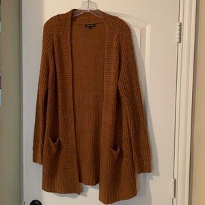 Burnt Orange Long Cardigan